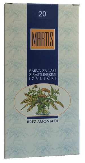 Martis barva za lase - 20 Bakrena svetlo kostanjeva