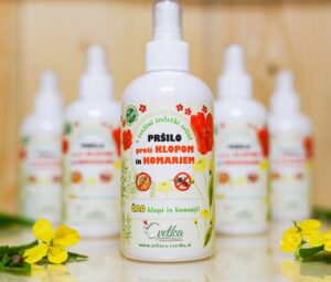 PRŠILO PROTI KLOPOM IN KOMARJEM, Cvetka