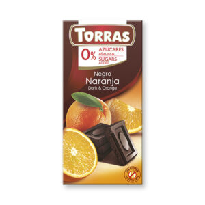 TORRAS Temna čokolada s pomarančo, 75g