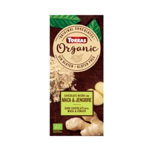 TORRAS Bio temna čokolada z maco in ingverjem, 100g