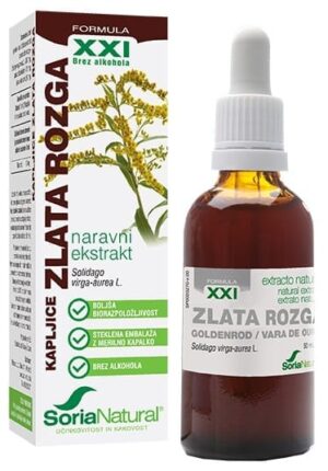 Zlata rozga brezalkoholne kapljice XXI Soria Natural, 50ml