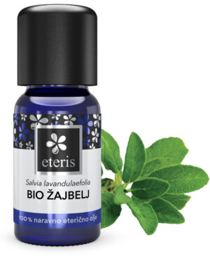 Žajbelj (BIO eterično olje) Salvia officinalis subsp. lavandulifolia, 10ml Eteris