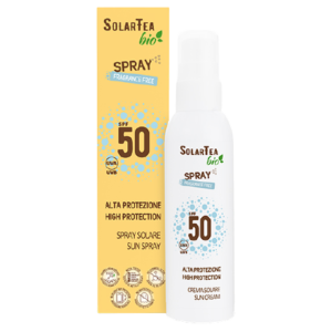 Certificiran ekološki SPRAY Solar Tea zaščitni losjon za sončenje ZF50