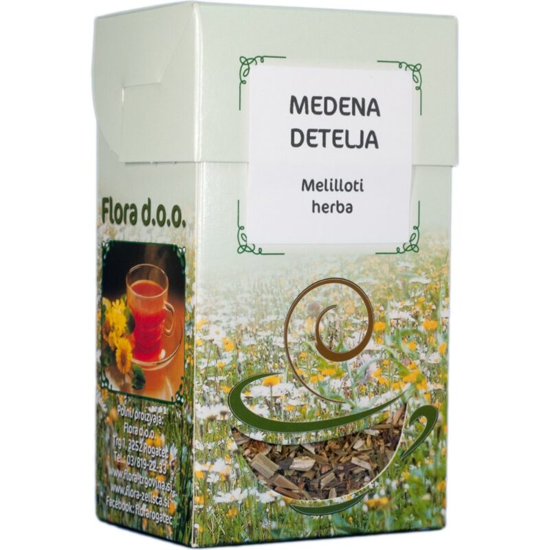 Medena detelja zeliščni čaj Flora, 50g - Komarček