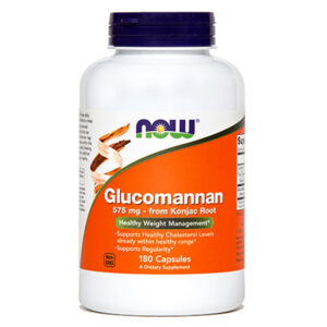 Glukomanan 575 mg NOW, 180 kapsul