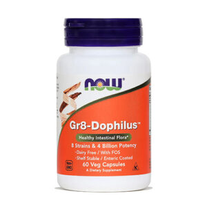 Gr8-Dophilus™ 8 vrst probiotičnih bakterij NOW , 60 kapsul