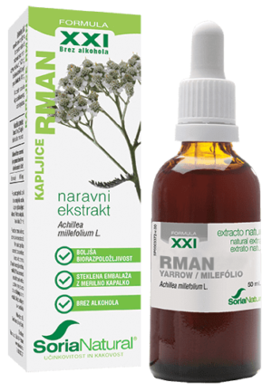 Rman brezalkoholne kapljice XXI Soria natural, 50ml