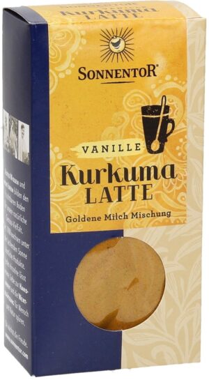 Sonnentor Kurkumin LATTE - VANILIJA, 60g